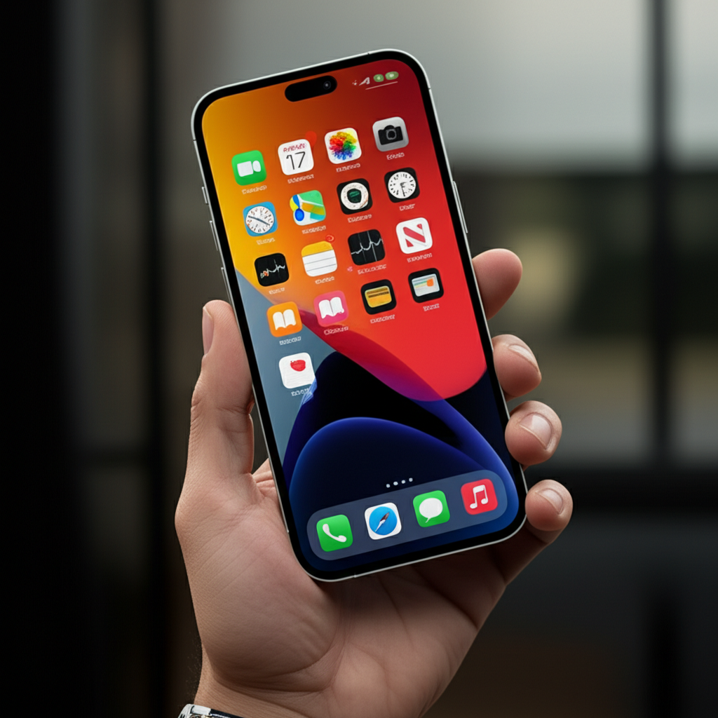 Generate a high-quality, relevant image prompt for an article about: iPhone 17 Review: Ultimate Powe